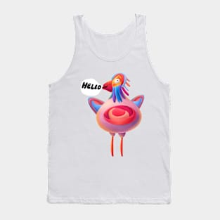 Stylish chicken Tank Top